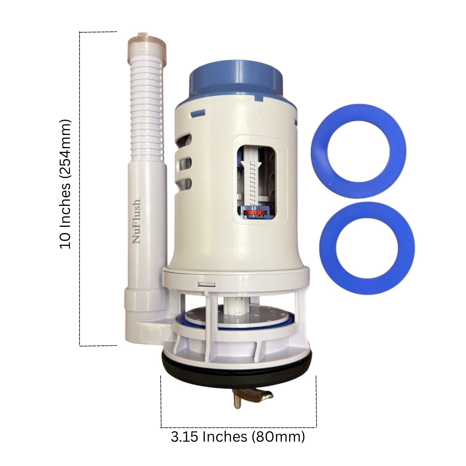 American Standard 3-Inch Dual Top Button Flush Valve | One-Piece Toilet Replacement - Image 2