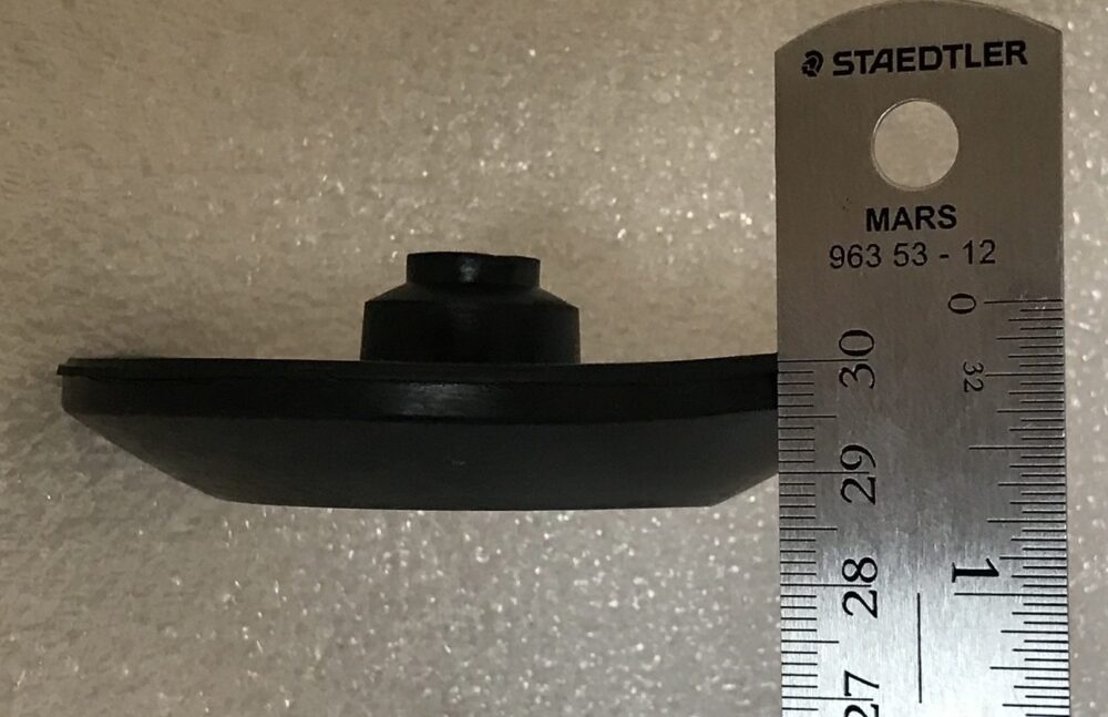 Flush Valve Seat Disc Black, 3/4 in x 3 By Nuflush NuFlush