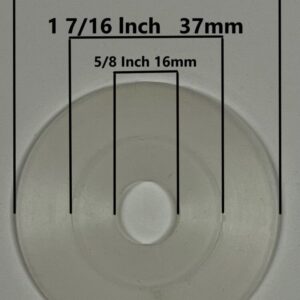Silicone Seal 64mm OD 16mm ID 37mm Lip