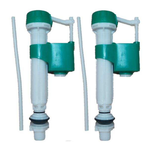 Tuscany Toilet Hi-Speed Fill Valves, New Generation by NuFlush (2 Pack)