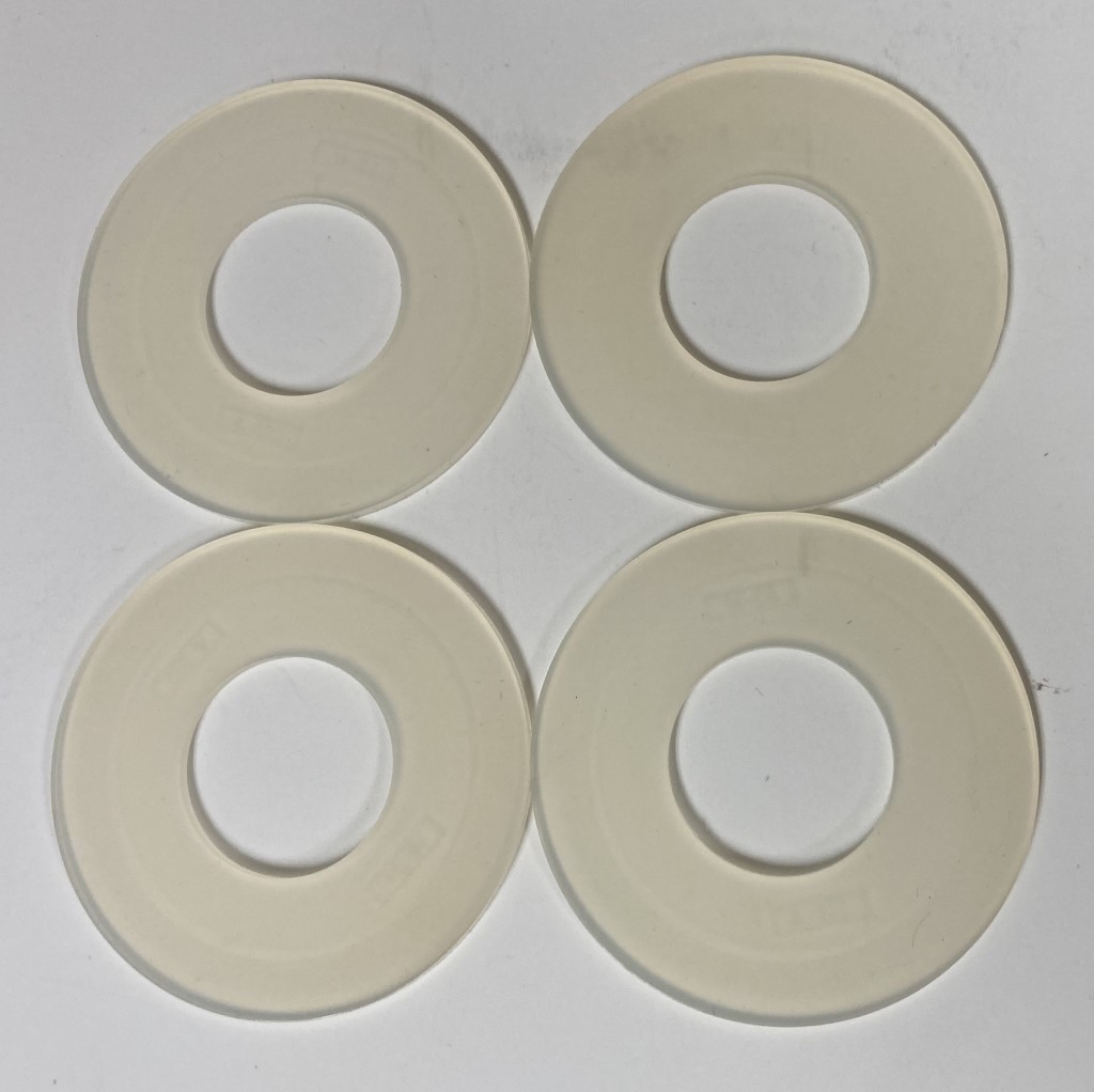 American Standard 7381042-0070A Flush Valve Silicone Seals 4-Pack 66mm ...