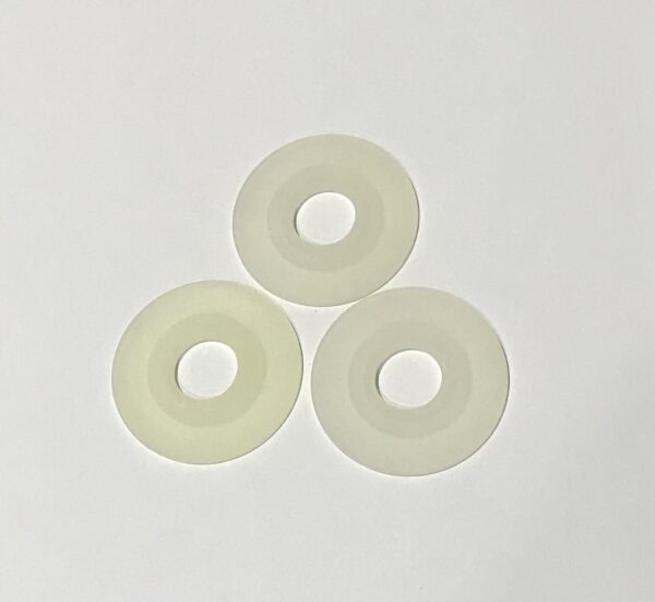 Toilet Flush Seal Silicone (55mm OD, 19mm ID,35mm Lip or 2-3/16 in OD,3/4 in ID,1-3/8 in Lip) (3 Pack) - Image 5