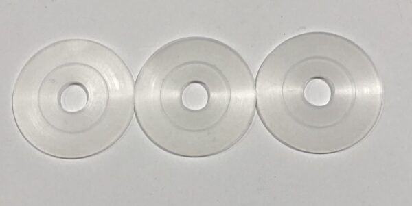 Silicone Flush Valve Seal (64mm OD 16mm ID 37mm Lip) (2-1/2 inch OD 5/8-inch ID 1-7/16-inch Lip) (3 Pack) - Image 7