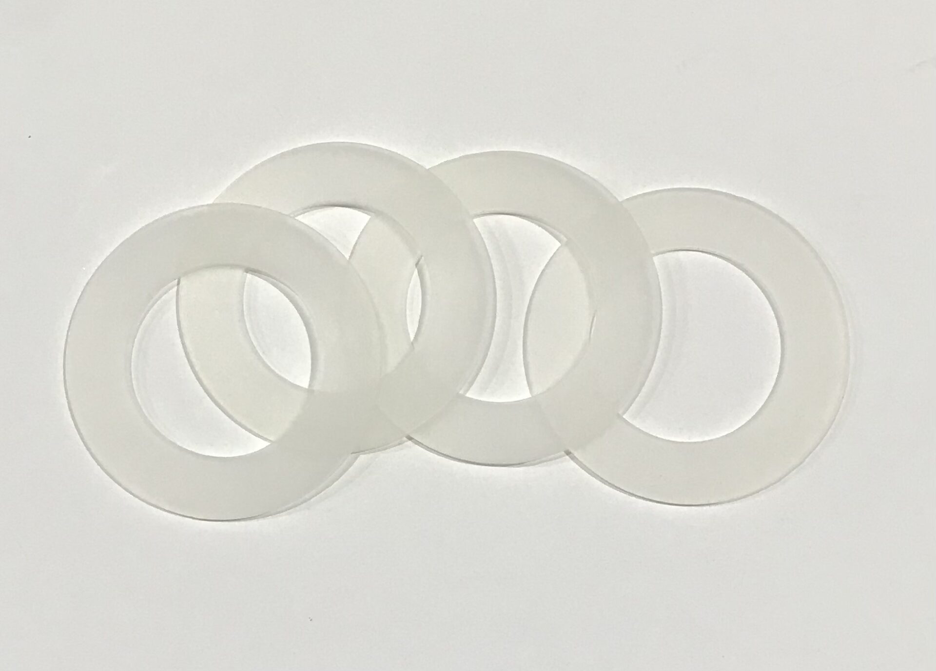 Mm OD Mm ID Pack Of Replacement Clear Silicone Seals NuFlush
