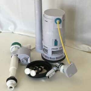 DIY Toilet Repair Kit with Fill Valve & 2-inch Two Piece Flush Valve