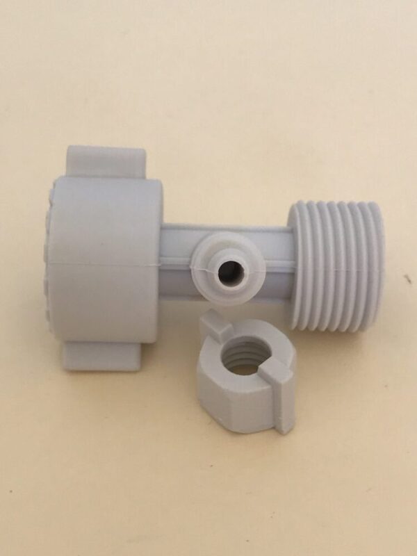 Bidet 7/8 Inch Bidet T-Adapters 1/4 Inch Ferrule With Swivel Female ...