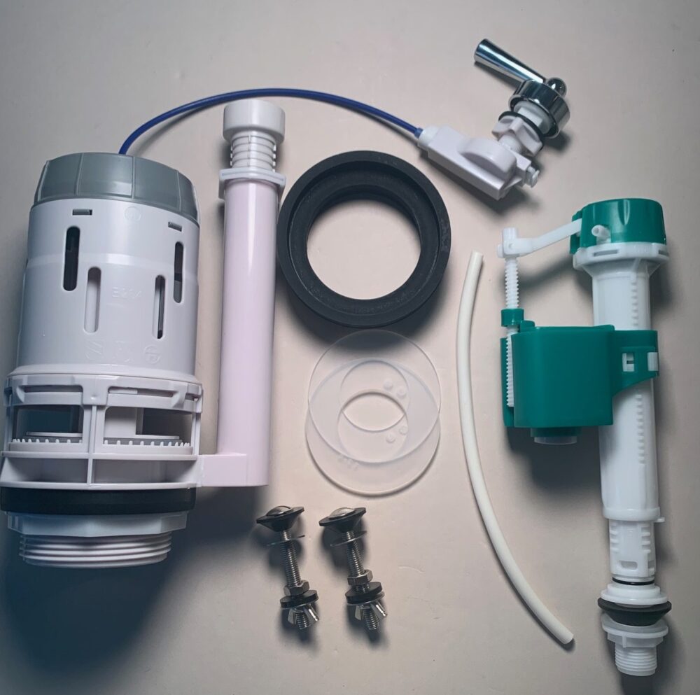 Fast Fill Valve And 3-inch Dual Flush Valve With Cable Controlled Flush ...