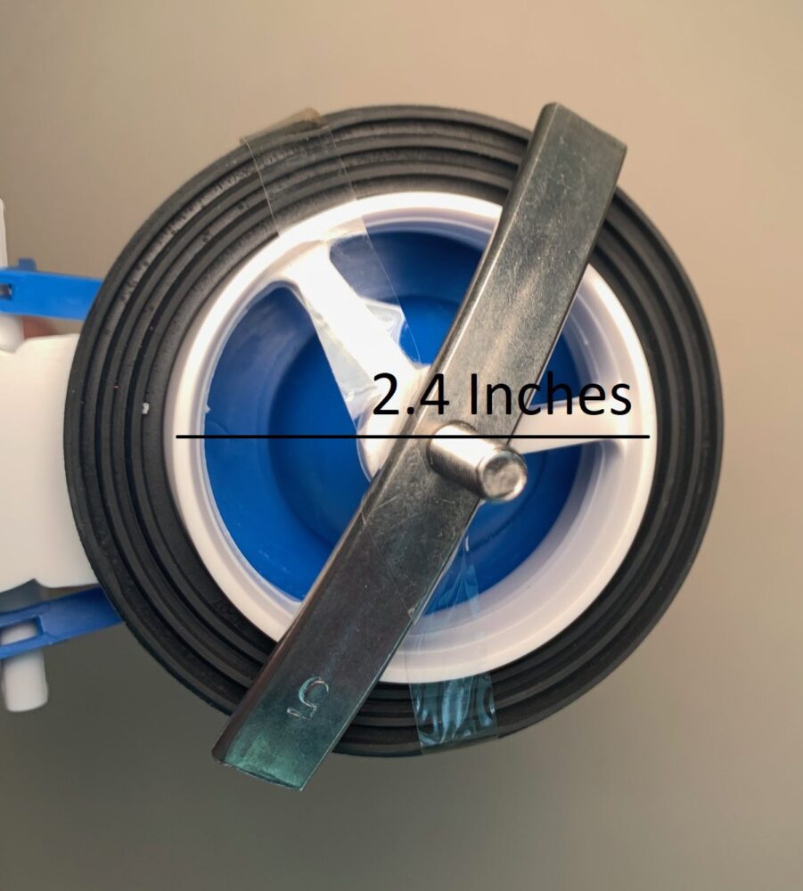 Duravit Flush Valve Assembly With Silicone Flapper For One Piece