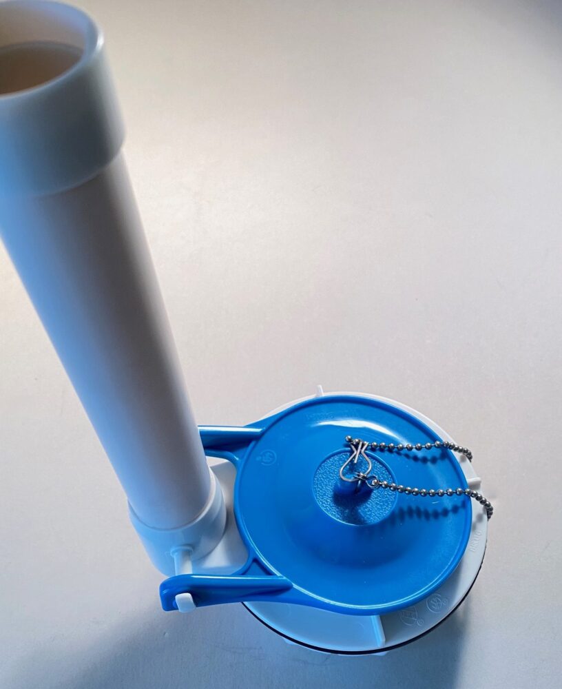 Crane Toilet Flush Valve for Model Number 7404, Two Piece Toilet for 3.5 inch Flush Hole Toilets