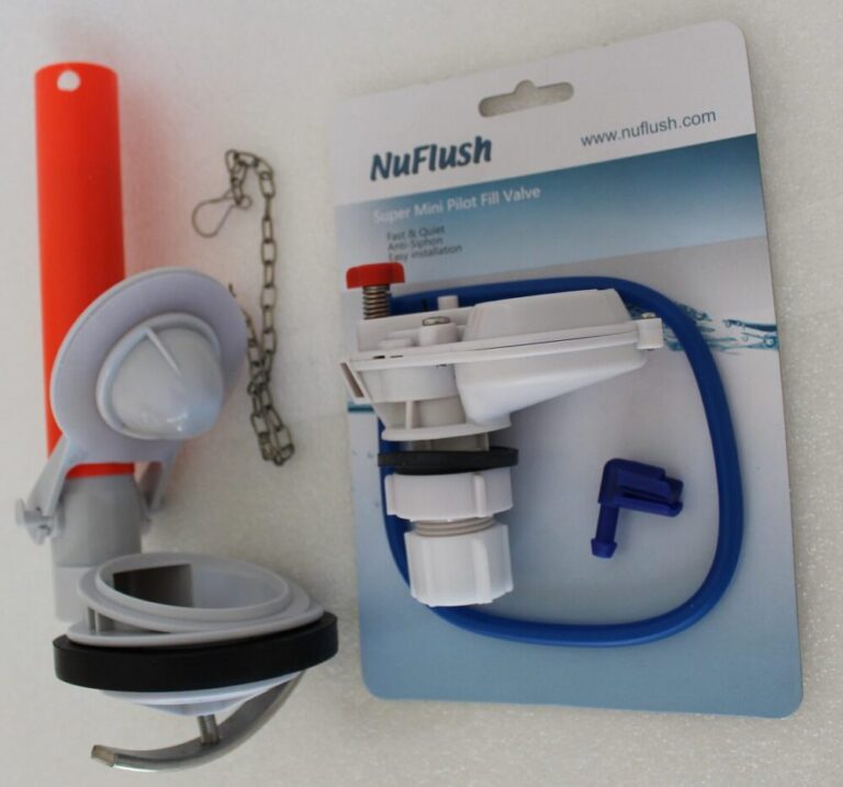 Fast And Quiet Mini Fill Valve And 2.5inch Flush Valve For One Piece Toilets With An Adjustable