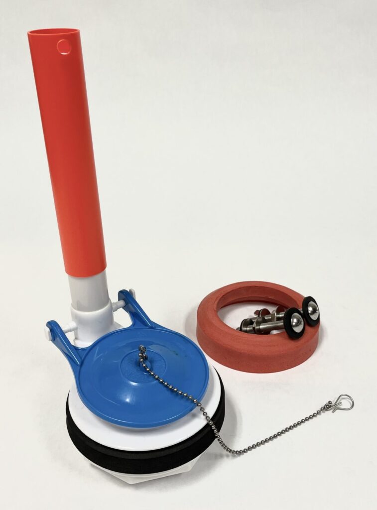 NuFlush Replacement For Champion 4 Flapper Valve Assembly With Adjustable Overflow NuFlush