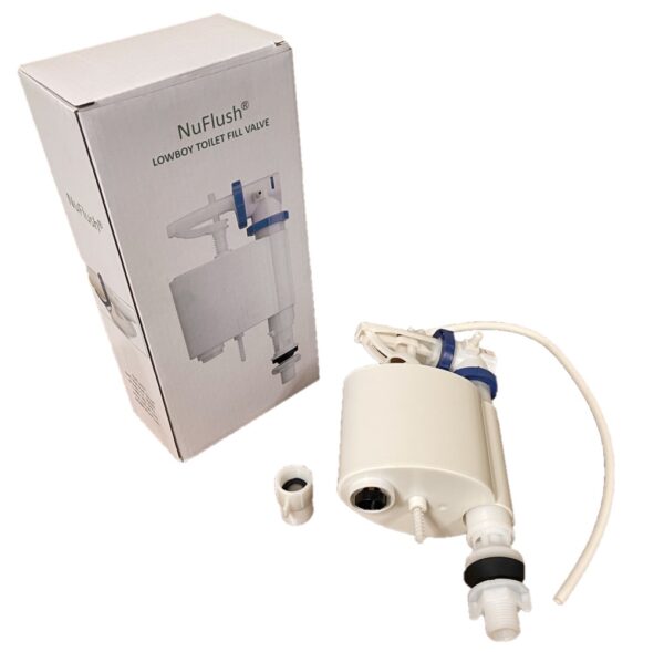 Lowboy Toilet Fill Valve for Short Toilet Tanks by NuFlush (2 Pack) - Image 3