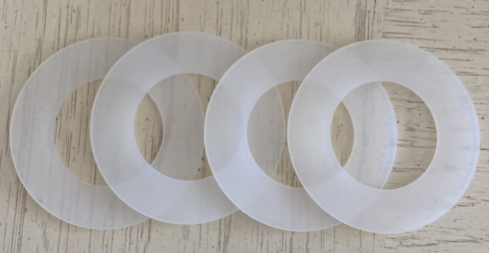 by NuFlush 4-pack 65mm OD 15mm ID Cooke  &  Lewis Replacement seals 