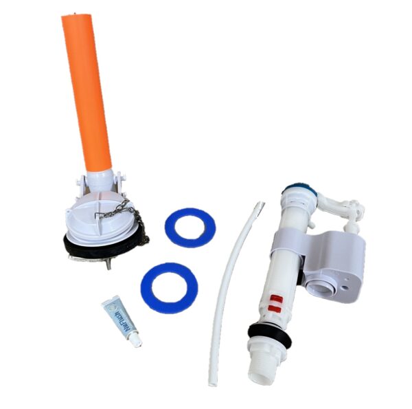 2.44 Overflow Tube Eljer Coventry Toilet Kits with 2 Extra Seals - Model # 081-1475