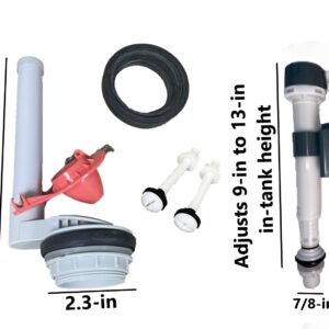 Eljer Hylando & Laguna Toilet Kits 2-inch 2-Piece Flush Valve Toilet