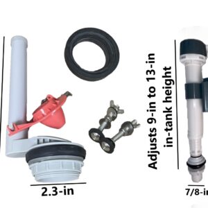 Eljer Murray & Palermo Series Toilet Kits 2-inch 2-Piece Flush Valve Toilet