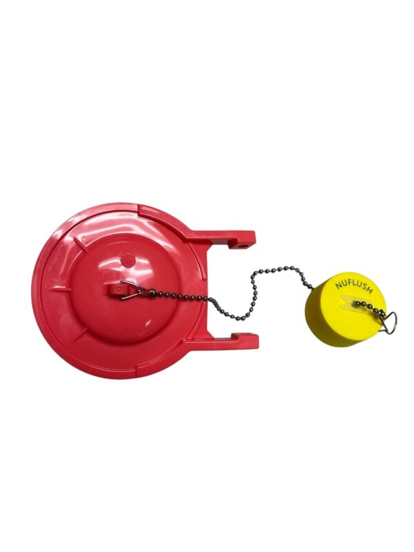 3-inch Light Weight Pink Salmon Flapper with Yellow Buoy - Image 6