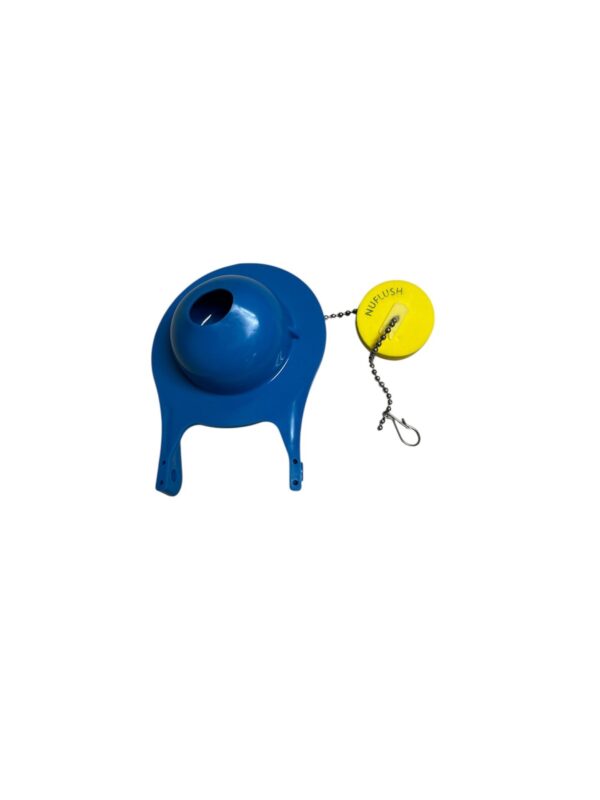 3.5-inch Blue Silicone Flapper with Buoy - Image 2