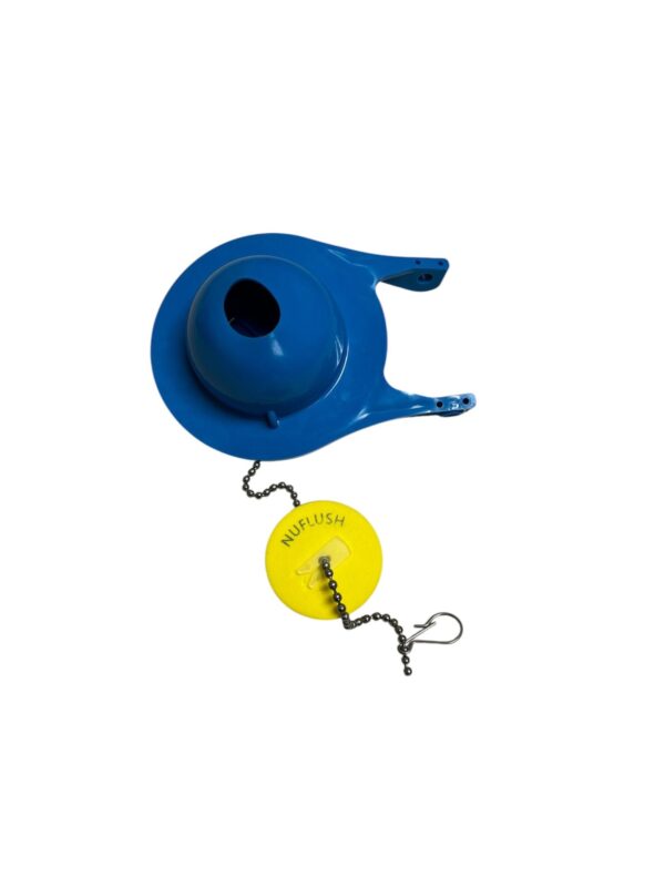 3.5-inch Blue Silicone Flapper with Buoy - Image 4