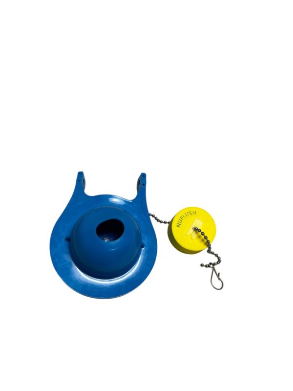 3.5-inch Blue Silicone Flapper with Buoy - Image 5