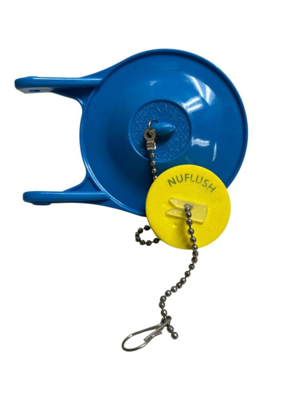 3.5-inch Blue Silicone Flapper with Buoy