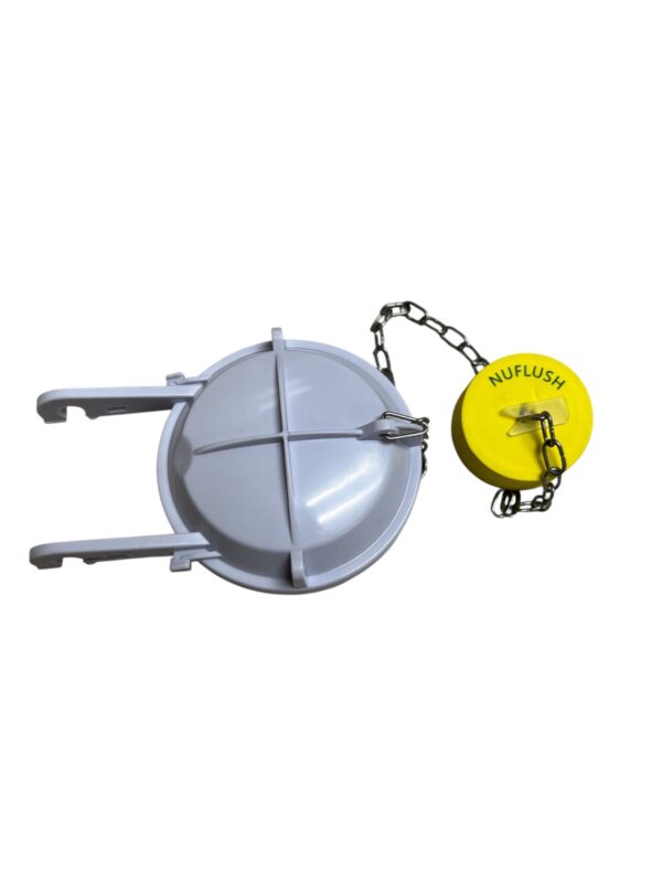 2 inch American Standard Cross Flapper with Yellow Buoy - Image 3