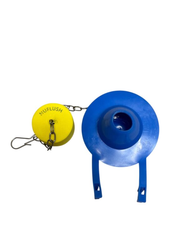 2.5 Inch Blue Silicone Flapper Buoy keeps Flapper up - Image 4