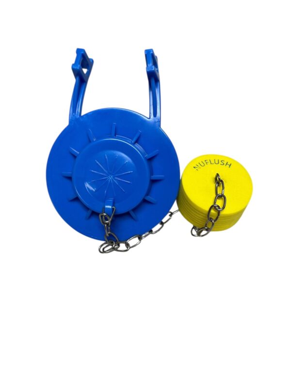 2.5 Inch Blue Silicone Flapper Buoy keeps Flapper up - Image 3