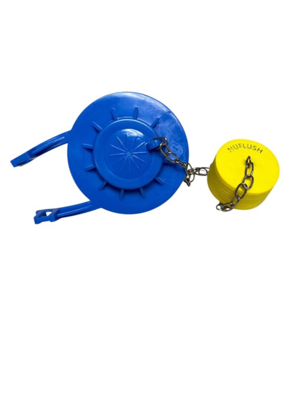 2.5 Inch Blue Silicone Flapper Buoy keeps Flapper up - Image 2