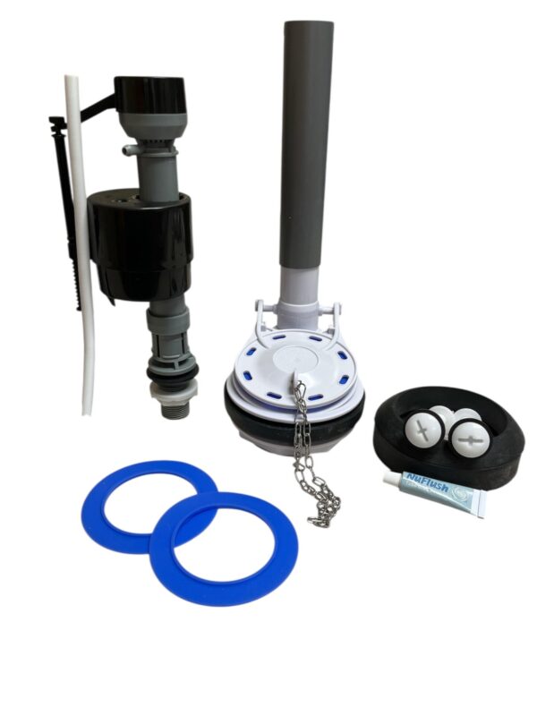 Fill Valve and Overflow Extension Tube  3.15-inch Flush Valve with 2 Extra Seals - Image 5