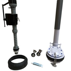 Jacuzzi Fill Valve and 3.15-inch Flush Valve with Overflow Extension Tube