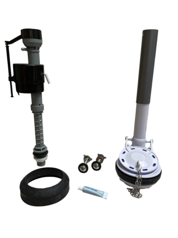 Jacuzzi Fill Valve and 3.15-inch Flush Valve with Overflow Extension Tube