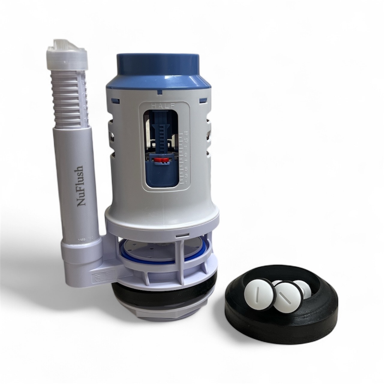 Adjustable Top Button 3 inch Two Piece Canister by NuFlush - Image 4