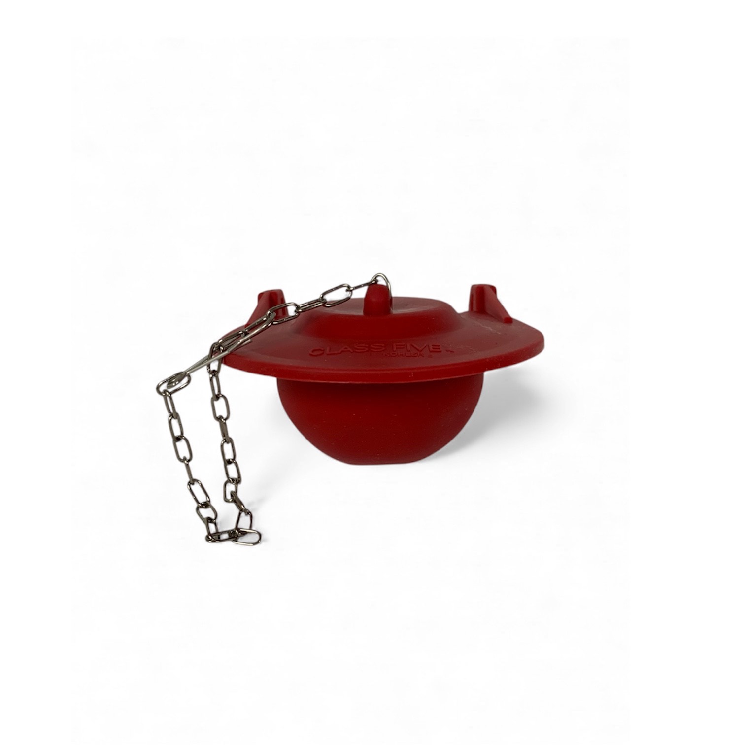 Kohler Class 5 Toilet Flapper – Red Rubber, 3.75-Inch Wingspan, Part #1078441 (Fits Round Overflow Tubes Only) - Image 4