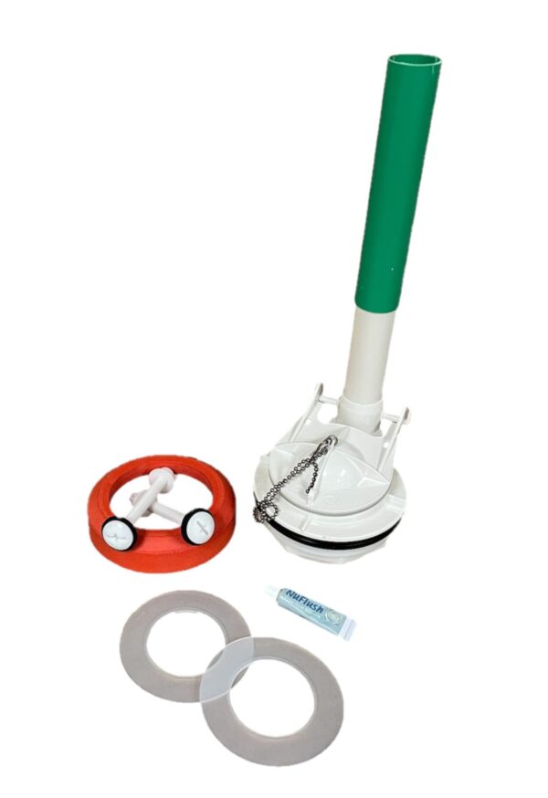 Champion 4 Toilet Flush Valve with 2 Extra Seals, Power Flusher by NuFlush - Image 3