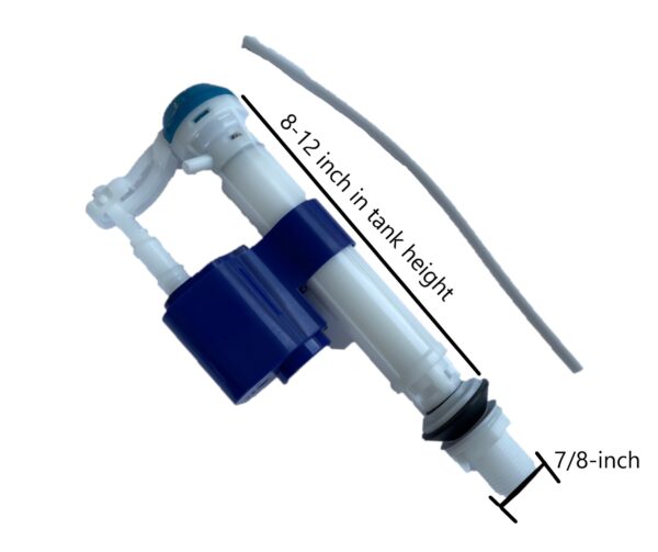 Crane Adjustable Fill Valve Replacements, Bottom Water fed Toilets by NuFlush (2 Pack) - Image 4
