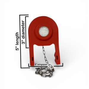 Kohler GP1078440 Toilet Flapper Replacement | 2-Inch Silicone Rubber with Styrofoam Float