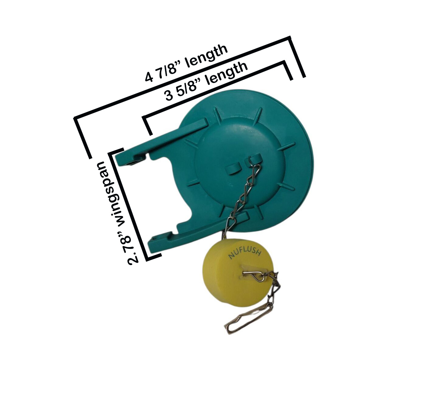 3.5-inch Silicone Flapper compatible with Kohler, Toto and American Standard 3-inch Flush Valves with Buoy Float Upgrade