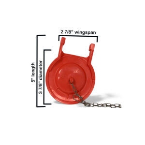 Premium 3.5-Inch Silicone Toilet Flapper for Toto Flush Valves by NuFlush