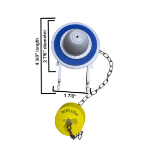 2-Inch American Standard Toilet Flapper Replacement – Buoy Keeps Flapper Up Longer