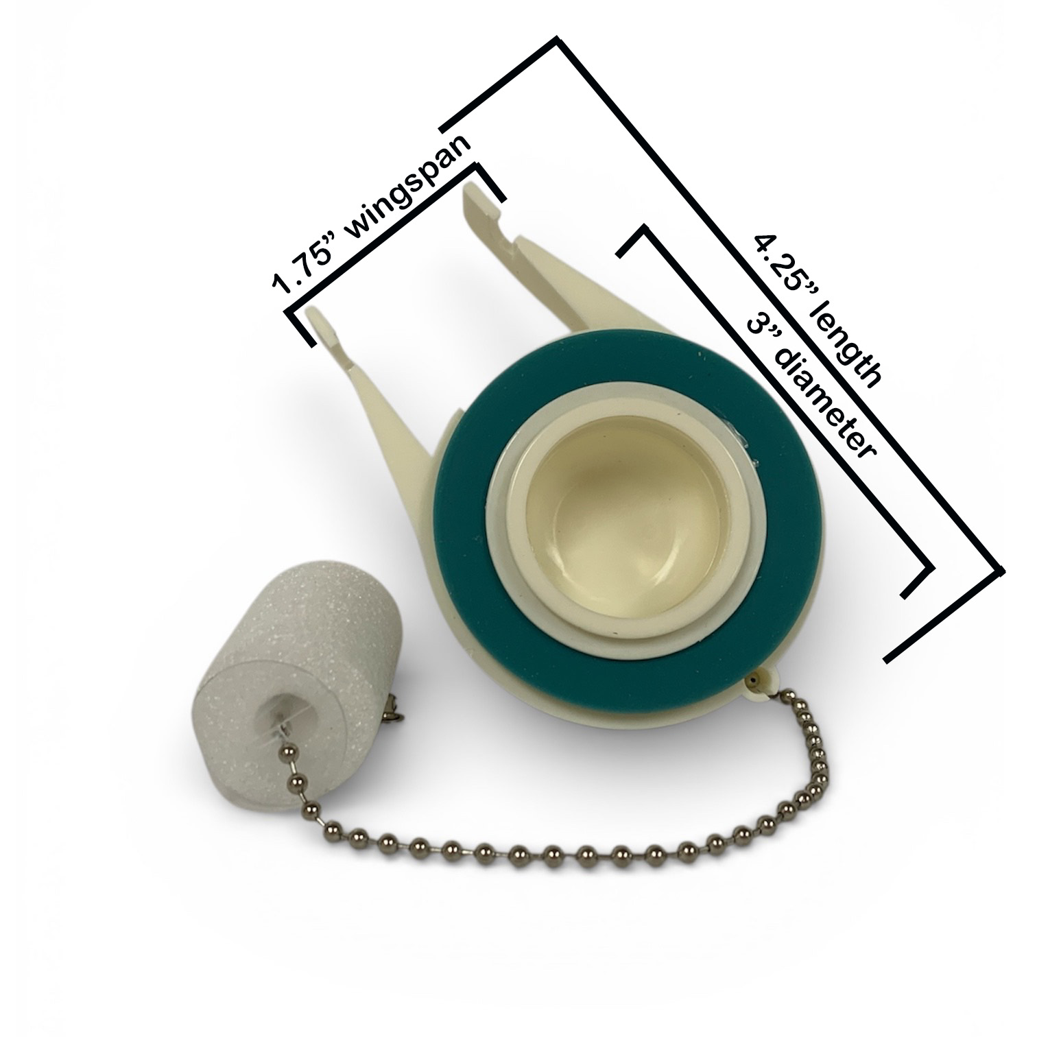 American Standard Toilet Flapper Replacement – Clarion #2284 Model, 2-Inch Hard Plastic