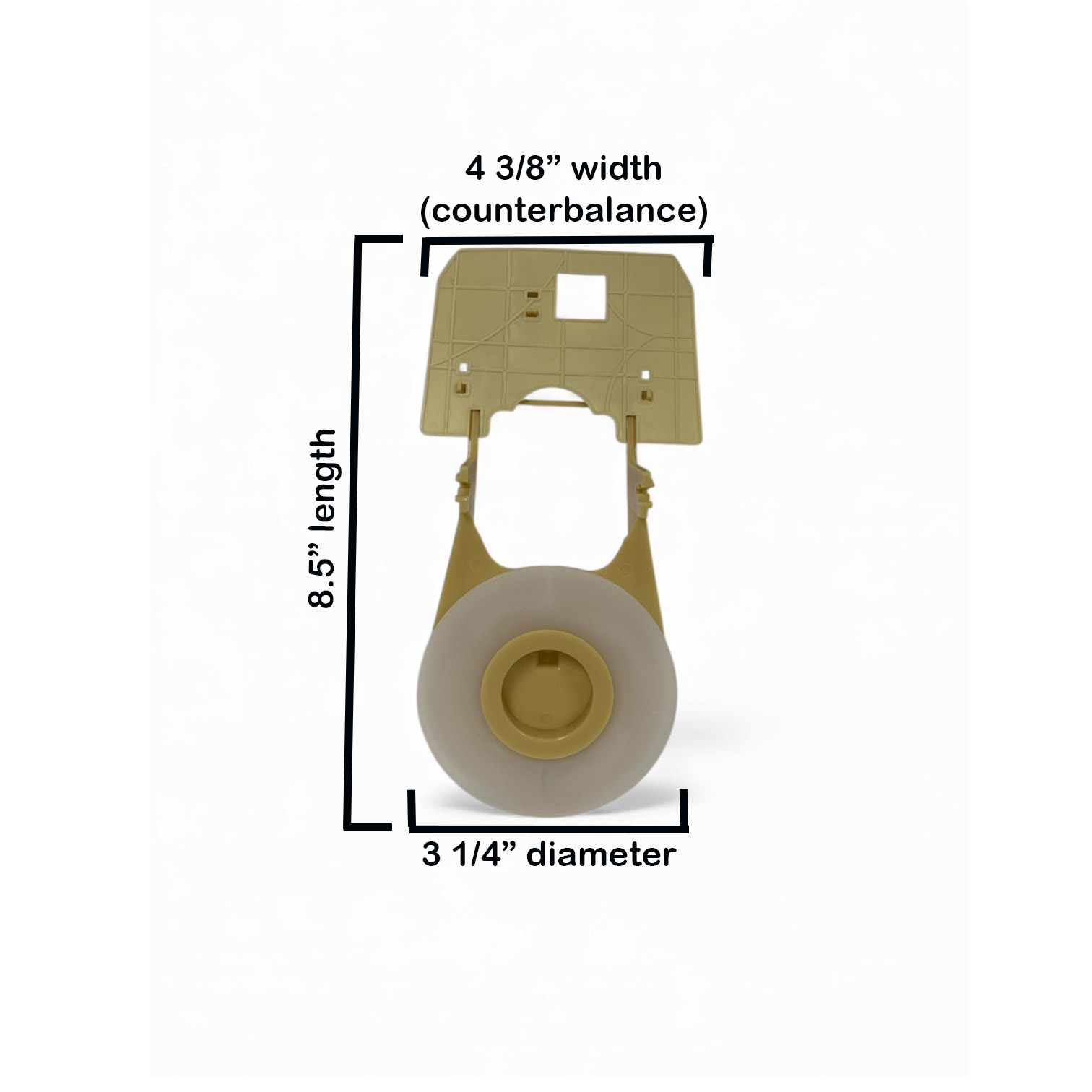 Toto Counterbalanced Flapper Replacement (2 Pack) – Universal 3-Inch Toilet Flappers - Image 2