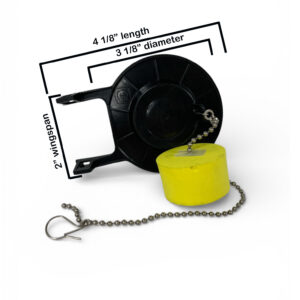 American Standard 2.5-Inch Toilet Flapper with Adjustable Float and Chain