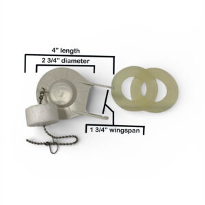 Premium 2-Inch Hardbody Flapper with Extra Seals