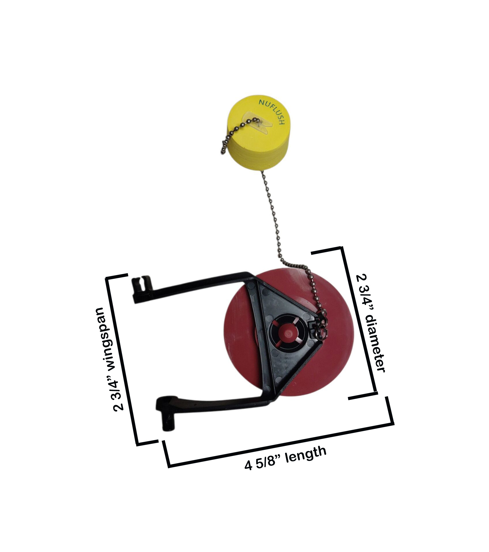 Kohler K1078578 Rialto Toilet Flapper – Compatible with K-3402 & K-3386, Buoy Keeps Flapper Open Longer