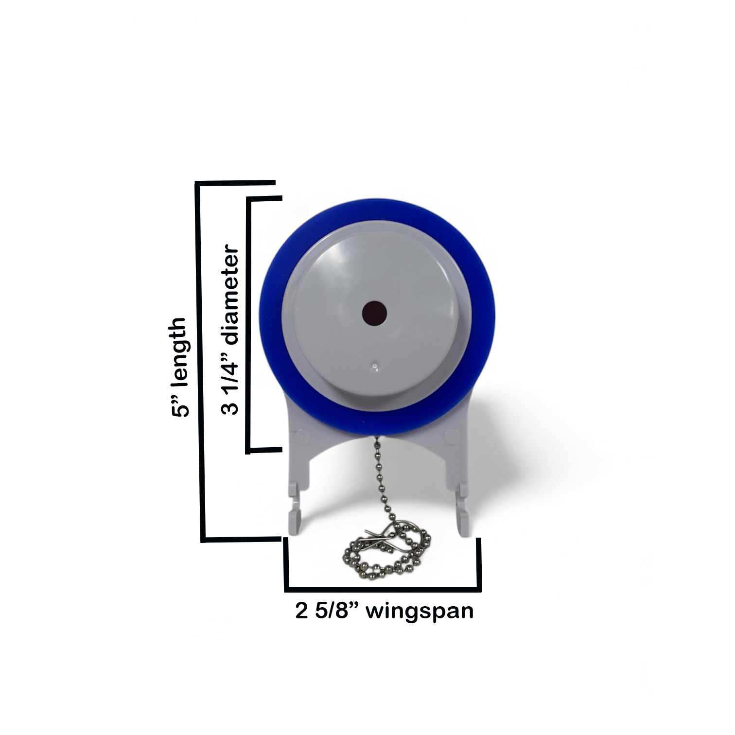 Durable 3.25-Inch Toilet Flapper Replacement with 2.63-Inch Wingspan