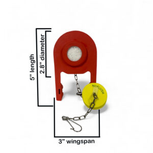 2 in. Rubber Toilet Flapper, Styrofoam Insert and Adjustable Buoy Float