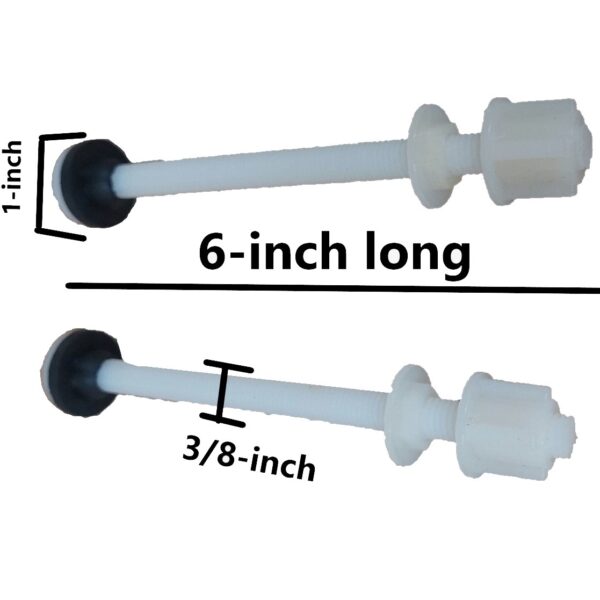 6-inch Raised Toilet Seat Bolts
