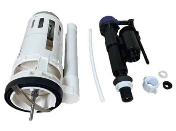 3-inch Top Button Single Flush Valve with Adjustable Tower Valve for One Piece Toilet - Image 2