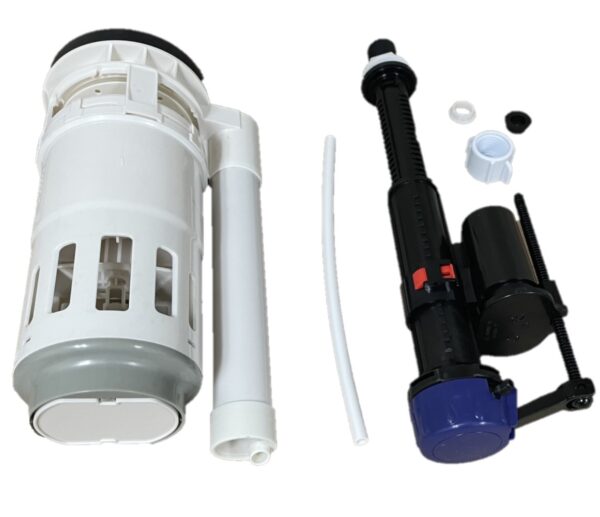 3-inch Top Button Single Flush Valve with Adjustable Tower Valve for One Piece Toilet - Image 5